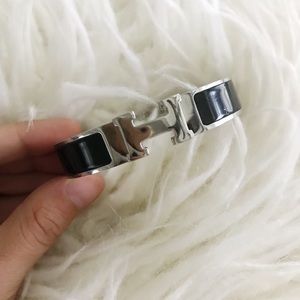 Hermés Small Clic Clac Black/Silver